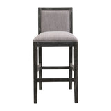 30.5 Inch Height Bar Stools set of 2, Rubber wood Frame,fabric Sponge cushion and Upholstered N780P192217B