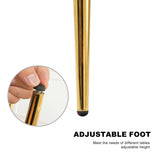 Modern simple Dark Grey linen dining chair, home bedroom stool back student desk chair, gold-plated W210P208446