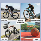 Pocket Air Pump Mini Bike Pump Electric 130PSI With Presta & Schrader Valves Auto Stop Fast 09707211