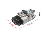12V A/C Compressor with 7-Groove Clutch Fits for Mercedes-Benz GLX350 GLX450 3.0L V6 Sport Utility 32614550