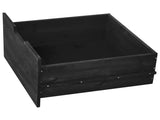 K&K 66.5" Outdoor Kitchen Island for Big Green Egg Grills, Solid Wood Outdoor Grill Cart for N707P250629B