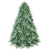 Artificial 7.5ft Blue green Tint Christmas Tree with 2908 PE/PVC Mixed Branch Tips, memory wireiron 90171798