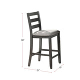 5 Piece Counter Height Dining Set in Grey B01682319
