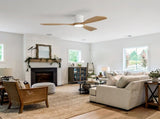 48-Inch Ceiling Fan with Light, Dimmable, Light Memory Function, DC Reversible Motor, 3 Solid Wood W934P611366