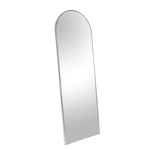 ZUN Silver 71x27.5 inch metal arch stand full length mirror W2203P156458