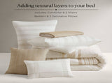6-Piece King Cotton Jacquard Oversized Comforter Set B035P463273