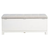 TREXM Shoe Bench with Removable Cushion, Entryway Bench with Hidden Storage for Living Room, N715P233804K