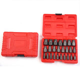 25 Piece Steel Durable Screw Extractor Kit, Easy To Remove Damaged Bolts and Screws - Extractor 83609363