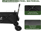 Collapsible Wagon Heavy Duty Wagons Carts Foldable with Removable Canopy, Foldable Wagon Cart with 45037488