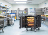 95 Qt Hot Box Food Carrier, Front-Loading End Loader with Wheels, Buckle & Handles, 35179297