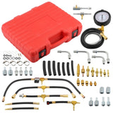 Universal Fuel Injection Gauge Pressure Tester Hoses Fittings Pump Tool Kit 09276140