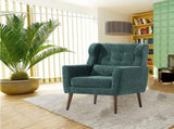 Modern Accent Chair,Chenille Arm Chairs for Living Room,Upholstered Mordern Armchair,Comfy Soft W1028102387