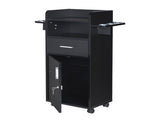 Beauty Salon Trolley Cart, Salon Cabinet with 360&deg Wheels, 6 Tool Holders, 1 Drawer, Salon 91669942