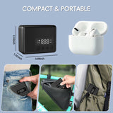 Pocket Air Pump Mini Bike Pump Electric 130PSI With Presta & Schrader Valves Auto Stop Fast 09707211