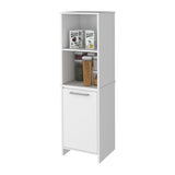 ZUN Danforth Pantry Cabinet, Single Door Cabinet, Four Shelves B128P148905