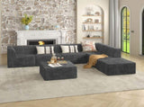 Single seat sofa Compressed Sectional Sofa Modern Minimalist Style Corduroy Couch, Sleeper Sofa for W487P230475