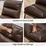 Milos Upholstered 26-inch Counter Height Stools, Set of 2, Antique Brown T2574P245861