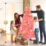 6ft 250 Lights PVC Material 900 Branches Automatic Tree Structure Warm White Two-Color 8 Modes With 34718426