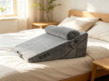 3-Piece Adjustable Orthopedic Bed Wedge Set, Sleep Pillow with Washable Cover for Acid Reflux & 46721854