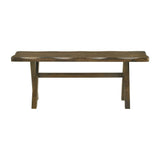 47-inch Wooden Dining Bench, Knotty Nutmeg B016P369238