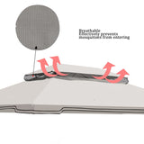 10x12 Ft Outdoor Patio Gazebo Replacement Canopy,Double Tiered Gazebo Tent Roof Top Cover Only W419P198355