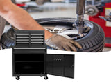 Rolling Tool Chest, 5-Drawer Tool Box Organizer w/Lockable Wheels Sliding Drawers Detachable Top W110265907
