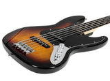 Gjazz Electric 5 String Bass Guitar Full Size Bag Strap Pick Connector 49632159