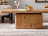 Vintage Fashion Style Square Coffee Table Set with Wood Grain Finish,for Living Room, Office and W757P235684