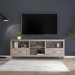 ZUN 70.08 Inch Length TV Stand for Living Room and Bedroom, with 2 Drawers and 4 High-Capacity Storage 31749468