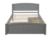 Twin size Platform Bed with Two Drawers, Gray WF194280AAE