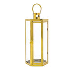 ZUN FRANK 23"H STAINLESS STEEL LANTERN 72191.00GLD