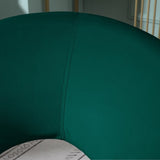 ZUN Slatina Green Silky Velvet Upholstered Accent Chair with Gold Tone Finished Base T2574P164520