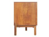 Vintage Sideboard Buffet Cabinet, 56.8" W x 18" D x 34.2" H, 4-Door Storage Cabinet with Metal N780P347334D