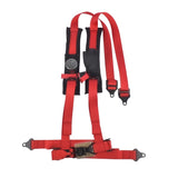 4 Point Harness 2" Seat Belt for Polaris Can-Am Yamaha Kawasaki Red A114220RD 61449203