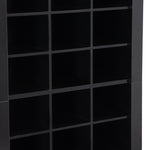 ZUN ON-TREND Stylish Design 30 Shoe Cubby Console, Contemporary Shoe Cabinet with Multiple Storage WF309309AAB