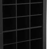 ZUN ON-TREND Stylish Design 30 Shoe Cubby Console, Contemporary Shoe Cabinet with Multiple Storage WF309309AAB