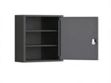 16" x 21" Lockable Medicine Cabinet, 3-Tier Steel Wall Box with 2 Keys & Adjustable Shelves for 91791008