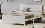 ZUN Wood Platform Bed Frame with Headboard, Mattress Foundation with Wood Slat Support, No Box Spring 15266389