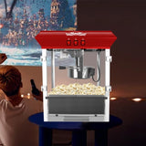 ZUN Commercial Popcorn Machine, 12 Ounce Kettle Stainless Steel Popcorn Maker with Tempered Glass, T3173P266339