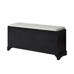 ZUN U_STYLE Homes Collection Wood Storage Bench with 3 Drawers and 3 Baskets WF323641AAB