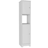 Charlotte Linen Cabinet, 2 Single Door Cabinet, Division, One Shelf B128P148897