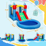 Kids PlayhouseInflatable Water Slide Bounce House 37899217
