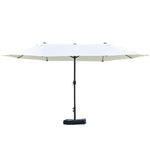 ZUN Outdoor beach umbrella/Double-Sided Market Umbrella （Prohibited by WalMart） 75782802