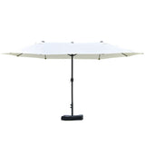 ZUN Outdoor beach umbrella/Double-Sided Market Umbrella （Prohibited by WalMart） 75782802