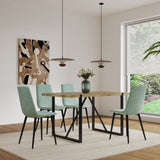 ZUN Dining Chairs Set of 4,Modern Kitchen Dining Room Chairs,Upholstered Dining Accent Chairs in linen 54027636