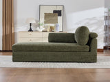 31.69" Wide Modular Sofa Bed With Cushions, Upholstered In Soft Chenille Fabric, Sturdy Metal Legs, W3189P438361