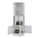 Syrah Corner Bar Cabinet - White B200102687