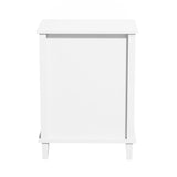 26.77''H Wooden Nightstand with One Drawer One Shelf for Kids, Adults, Pink 61855296