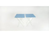 Modern Solid Wood Folding Tray Tables, Set of 2, Seaside 71160664