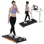 ZUN NEW Walking Pad Under Desk Treadmill for Home Office -2.5HP Walking Treadmill With Incline 0.5-4MPH MS312895AAB